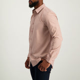 MENS ZAFF PINK L/S SLIMFIT CORE SHIRT