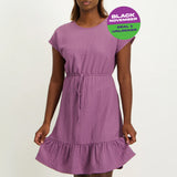 Purple Tiered  Dress