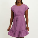 Purple Tiered  Dress