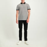 MENS MODA WHITE AOP GOLFER