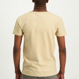 MENS MODA STONE TEXTURED V-NECK T-SHIRT (HD LOGO)