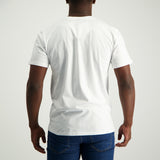 MENS MODA WHITE GRAPHIC T-SHIRT