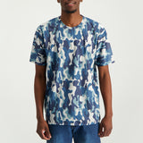 MENS MODA NAVY AOP T-SHIRT (NAVY CAMO)