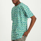 MENS MODA GREEN AOP T-SHIRT (GEO)