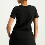 Black Short Sleeve Top