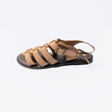 Strappy Sandal.Choc Insole.