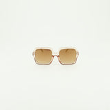 Crystal Square Oversized Sunglasses.