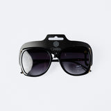 Oval Sunglasses.Smoke Gradient.