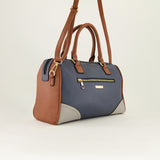 Colourblock Bowler Bag.