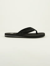 Evolve Black Jacquard Eva Thong Sandal.