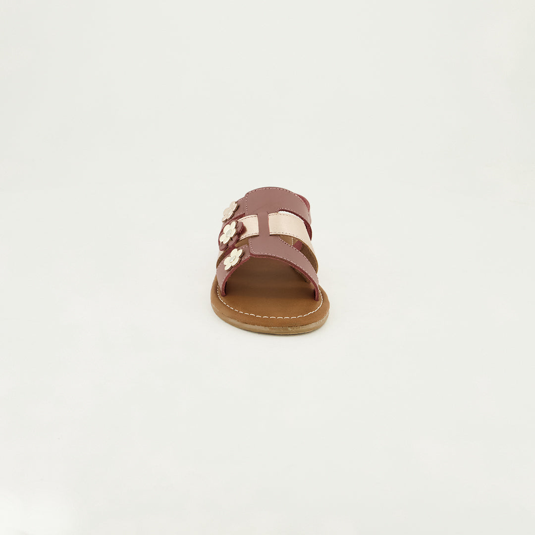 Flower Leather Sandal.