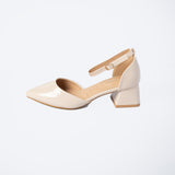 Patent Comfort Wedge Heel Shoe.