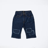 BOYS MODA MID.BLUE BLOCK PATCH SHORTS