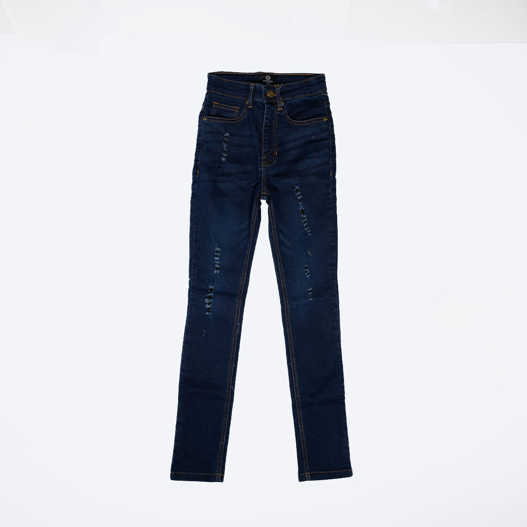 BOYS MODA DK.BLUE RIP JEANS