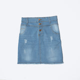 Girls Alora Denim Skirt