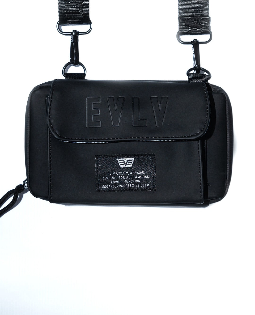 Crossbody Bag.Embossed Strap.